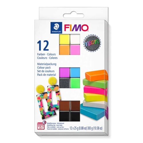 Fimo Soft Fashion Set 12 colors - Mi Tienda Polymer Clay