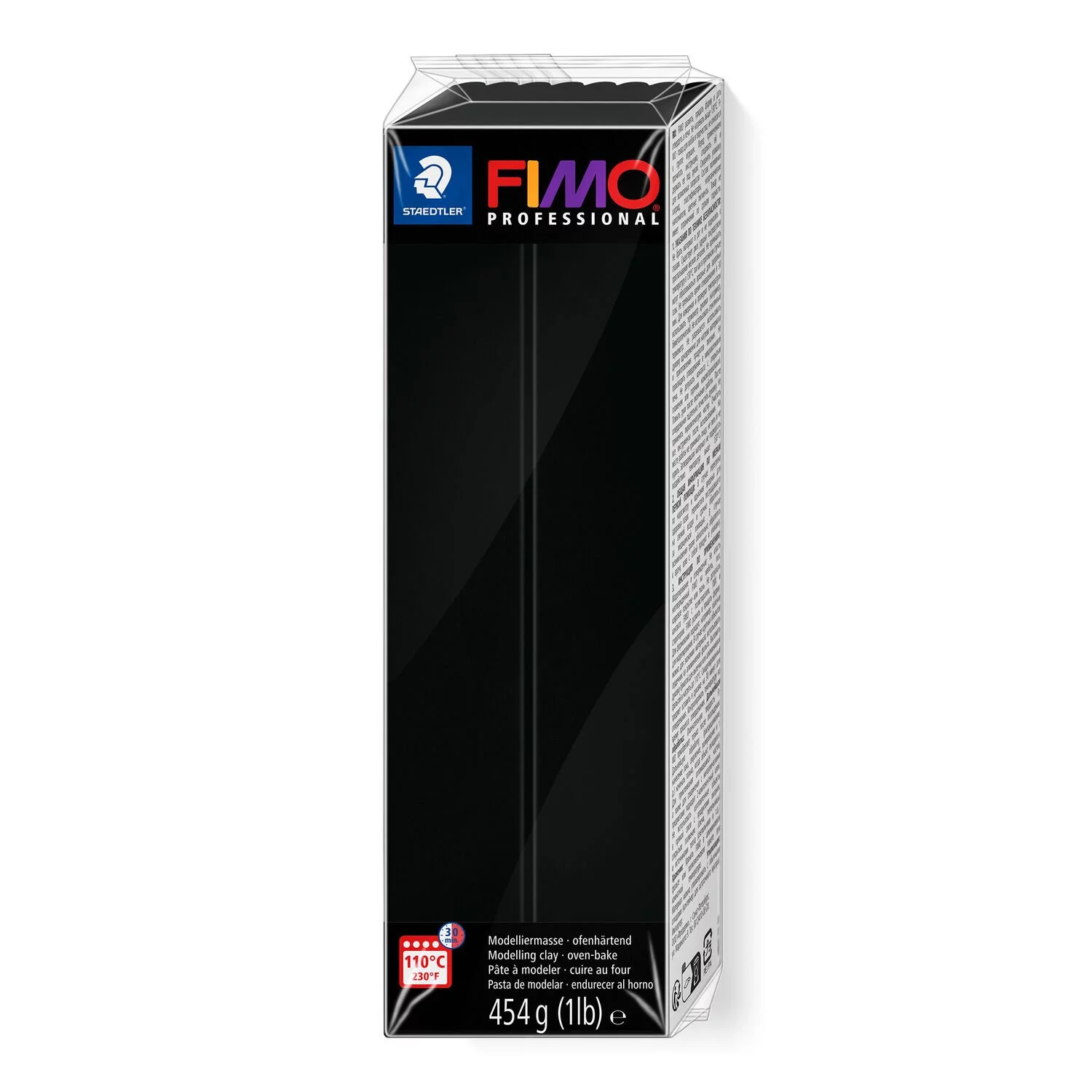 Fimo Professional Black 454gr - Mi Tienda Polymer Clay